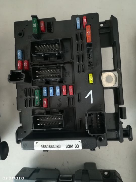 MODUŁ BSM B3 B-3 SKRZYNKA BEZPIECZNIKÓW PEUGEOT CITROEN 9650664080 SIEMENS, DELPHI - 2