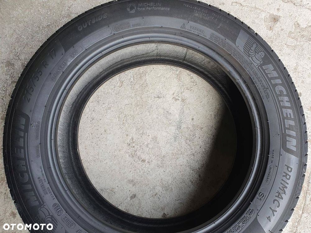 215/55R17 Michelin Primacy 4 para opon lato 4,9mm - 5