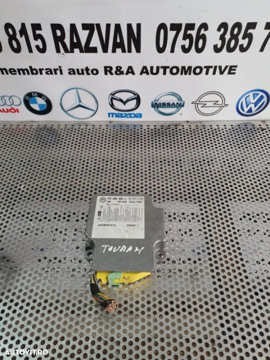 Calculator Modul Airbag VW Touran Golf 5 Skoda Seat  An 2003-2009 - 1