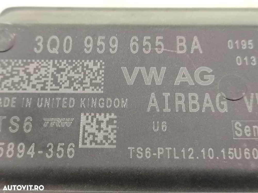 Calculator modul airbag 3Q0959655 Volkswagen VW Golf 7 [2012 - 2017] - 3
