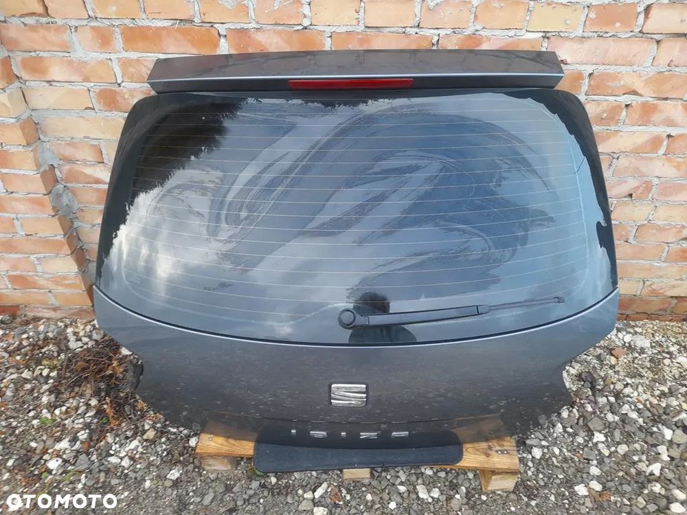 klapa bagażnika tył tylne Seat Ibiza IV lift 6j 5d HB LX7R bez malowania - 18