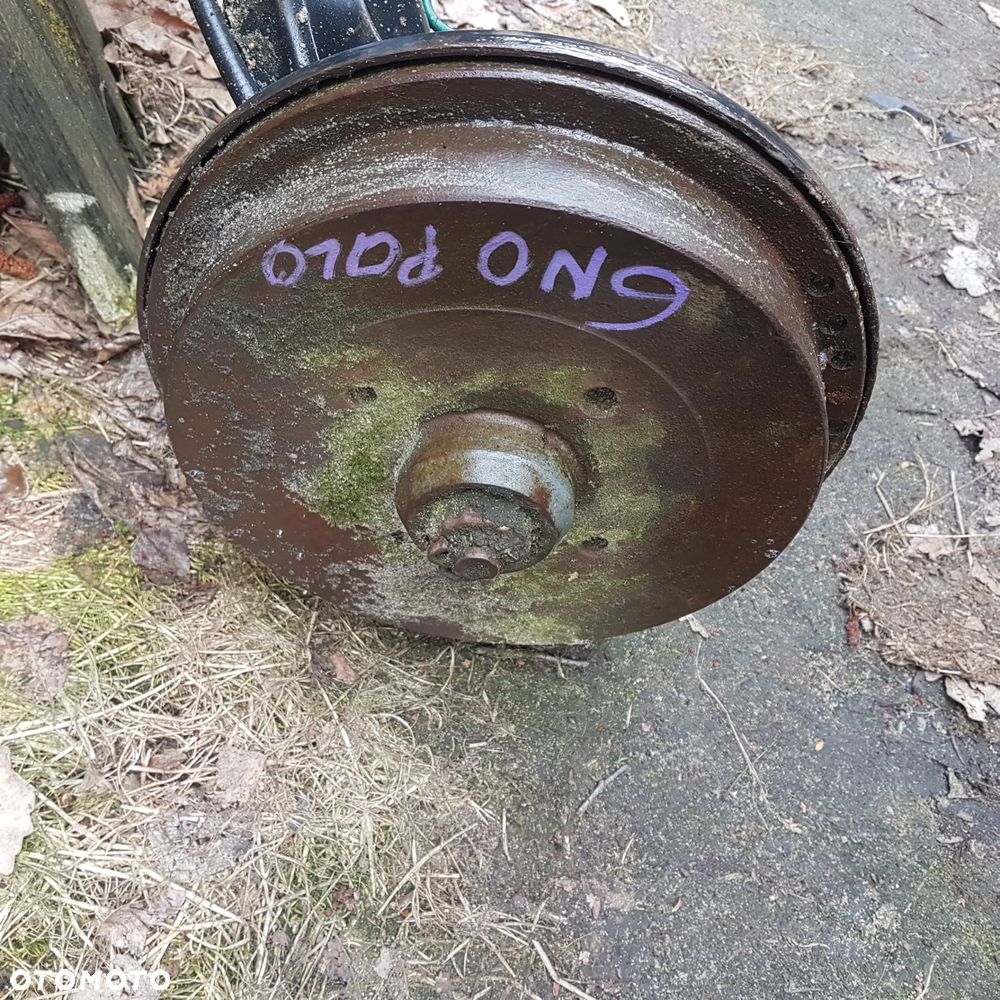 belka zawieszenie  piasta bęben łożysko szczęki hamulce vw polo 3 III 6n jak nowa - 5