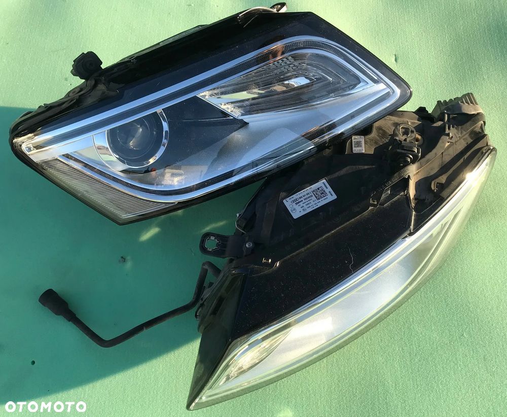 Audi Q5 8R Lift reflektory xenon prawy lewy nieskrętne kompletne