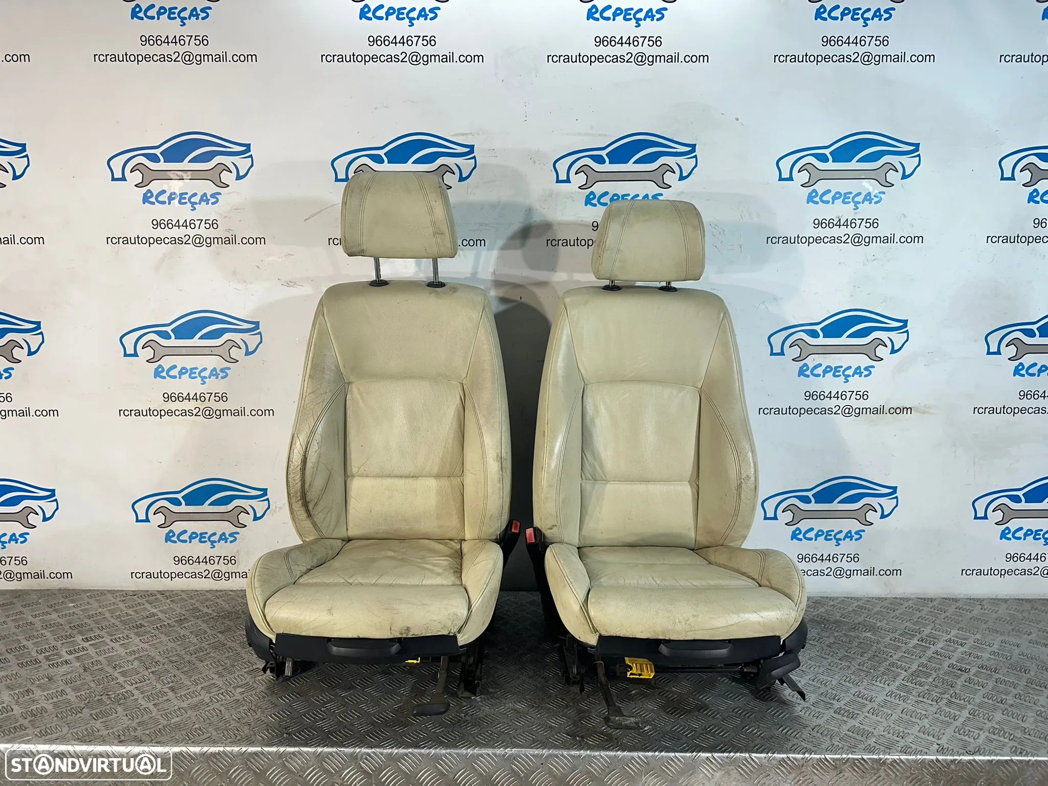 Conjunto Bancos Frente Tras Pele Pack M BMW Serie 3 E90 Sedan 2004 - 2013 - 5