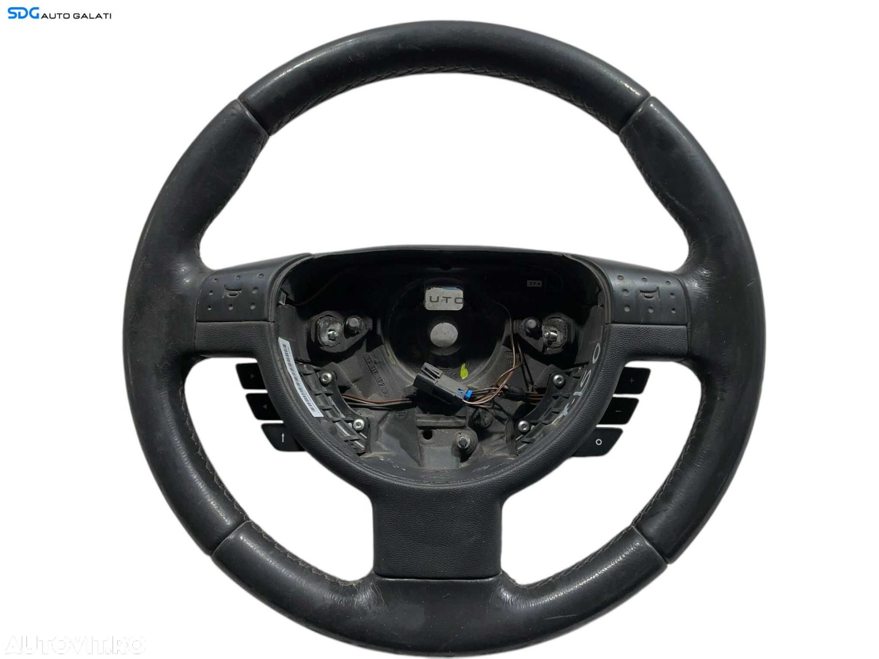 Volan 3 Spite Piele cu Comenzi Opel Corsa C 2000 - 2006 [LR0479] - 1