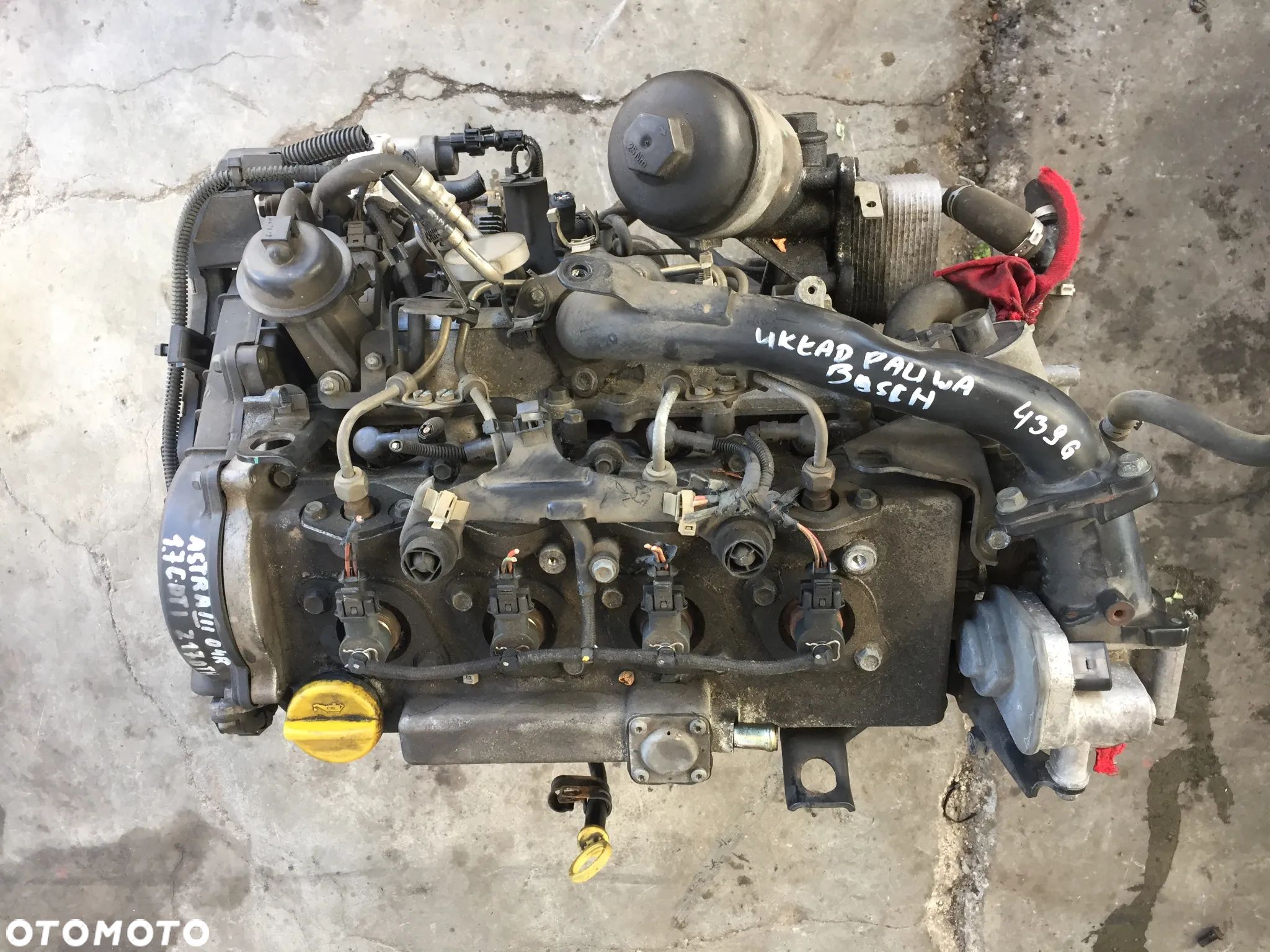 OPEL ASTRA III 04R 1.7 CDTI SILNIK Z UKŁADEM PALIWOWYM Z17DTH - 1