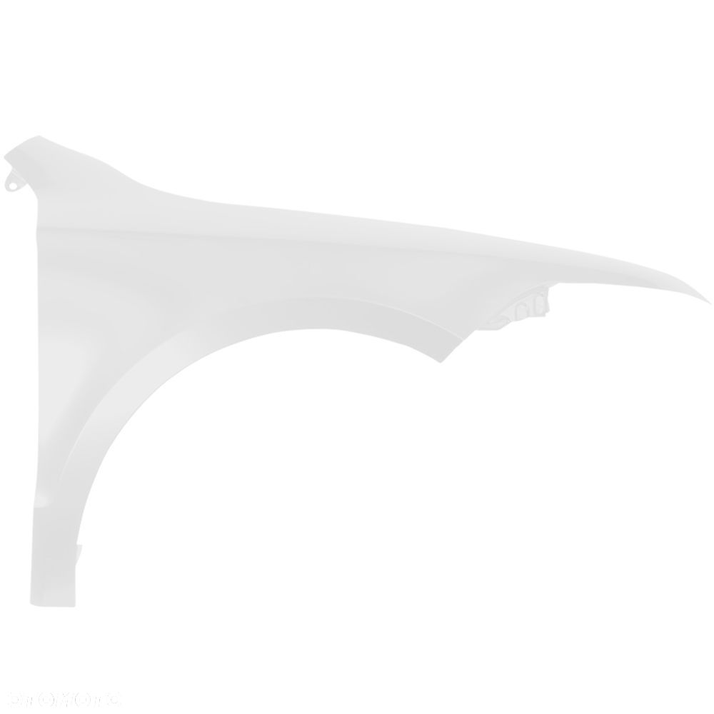 BLU Błotnik SKODA SUPERB II 3T LF9E prawy biały 08-13 przód CandyWeiss - 2