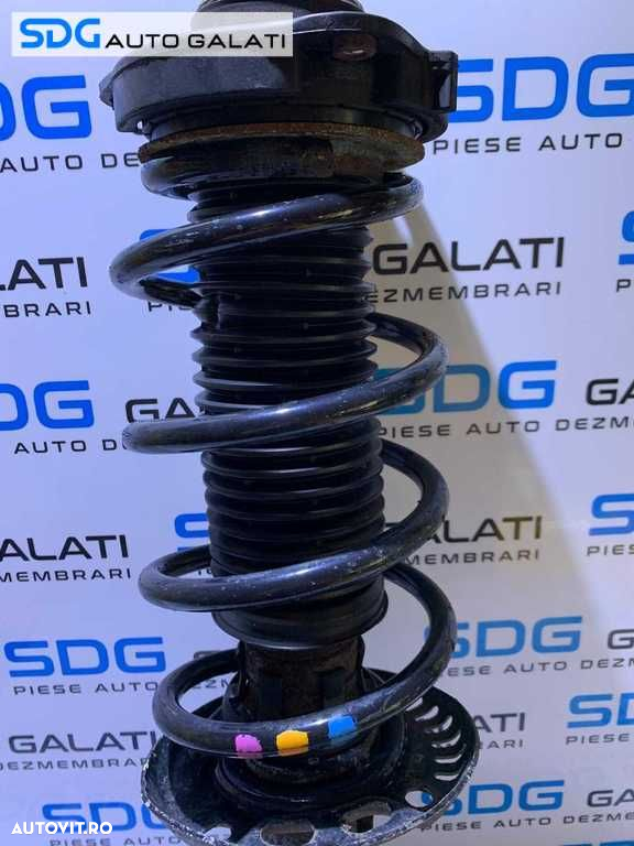 Amortizor Telescop Complet cu Arc si Flansa Fata Stanga Skoda Octavia 2 1.9 TDI 2004 - 2013 Cod 1K0413031BF - 4