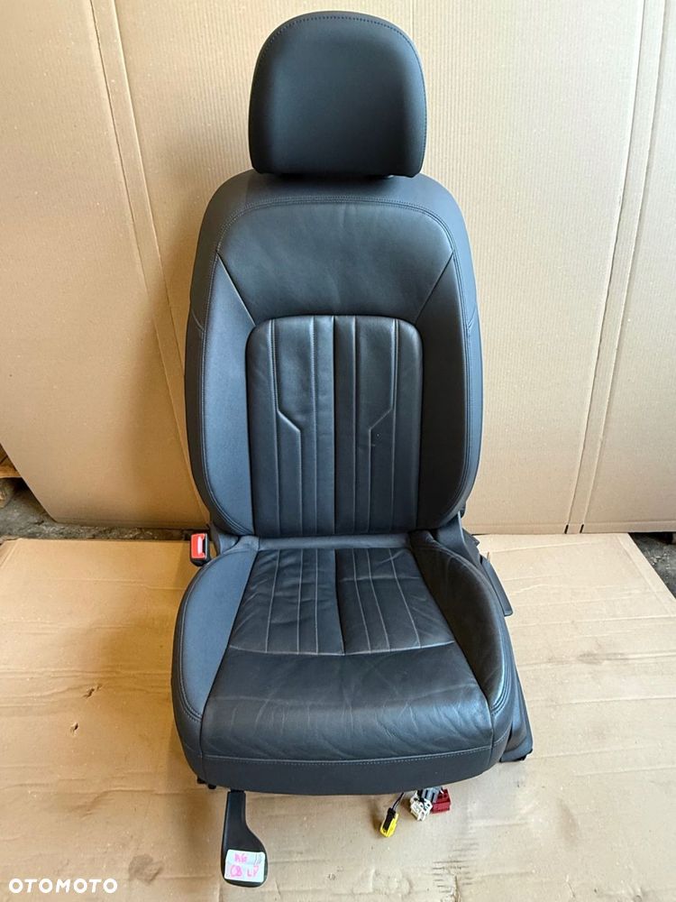 audi a6 c8 fotel lewy przód przedni kierowcy skóra grzany - 1