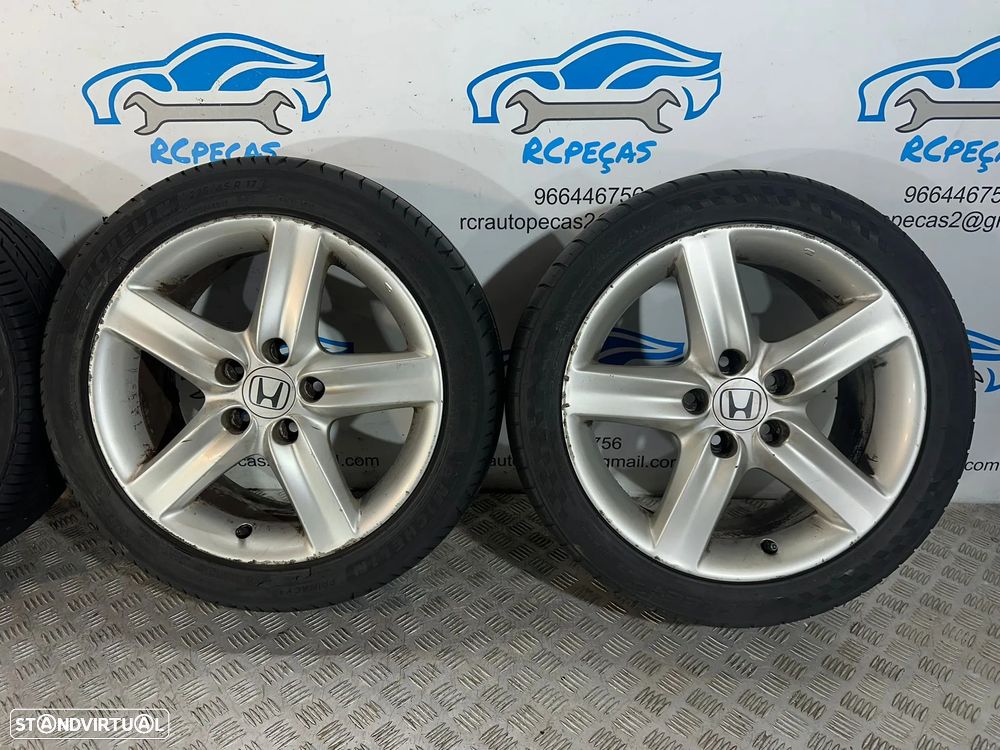 .Conjunto Jantes 17 Originais Honda Civic MK8 VIII ET55 7J 5x114.3 SMR770A - 4