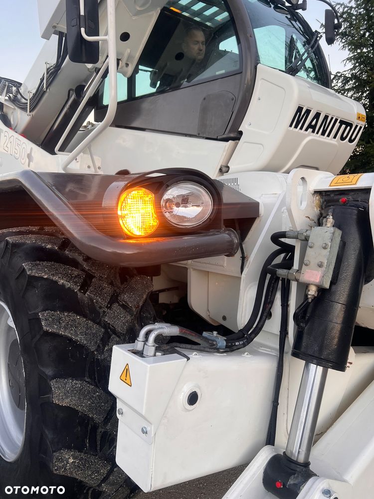 Manitou 2150 Mrt MANITOU ŁADOWARKA TELESKOPOWA Roto  widły kosz PILOT do sterowania  2016/17 1840 2540 2550 kolor od nowości biały Mercedes silnik manitou Roto Mrt 2150 - 16