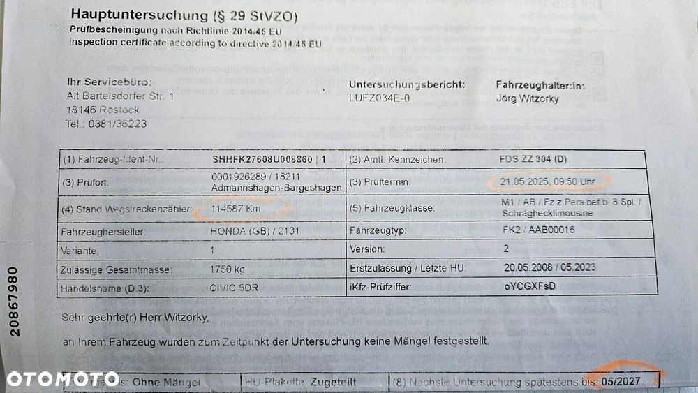 Honda Civic 1.8i-VTEC Comfort - 31