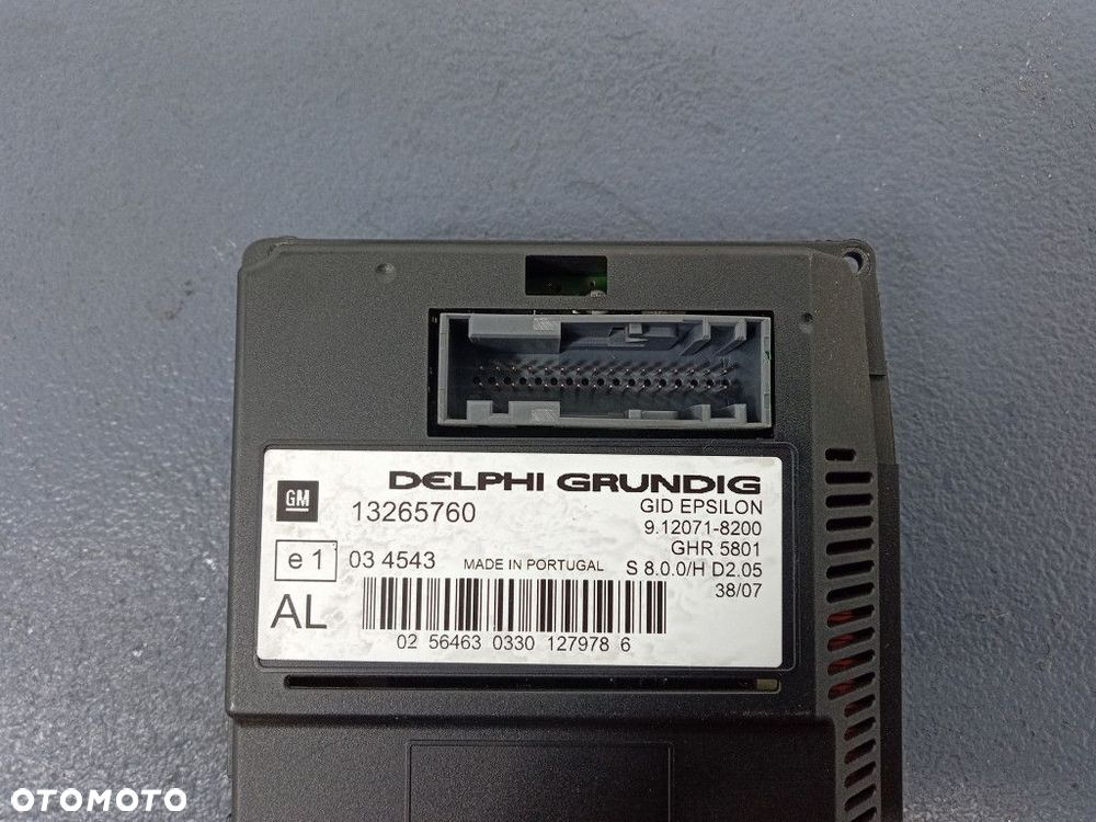 VECTRA C SIGNUM RADIO CD 30 WYŚWIETLACZ 13253511 - 10