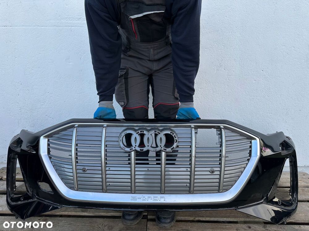 zderzak przód przedni audi e-tron 4ke s-line 4ke807437c + grill 4ke853651