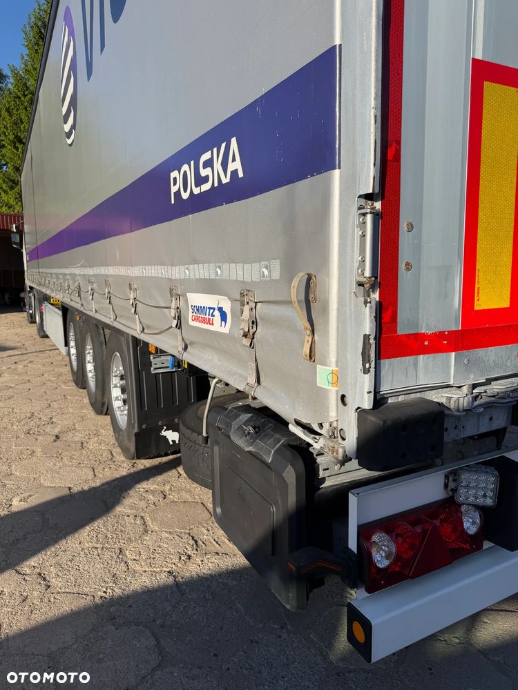 Schmitz Cargobull FIRANKA STANDARD / OPONY JAK NOWE / OŚ PODNOSZONA / KOSZ PALETOWY / PIĘKNY STAN / DESKI ALUMINIOWE / DWA KOŁA ZAPASOWE / DO WYBORU 20 SZTUK !! - 17