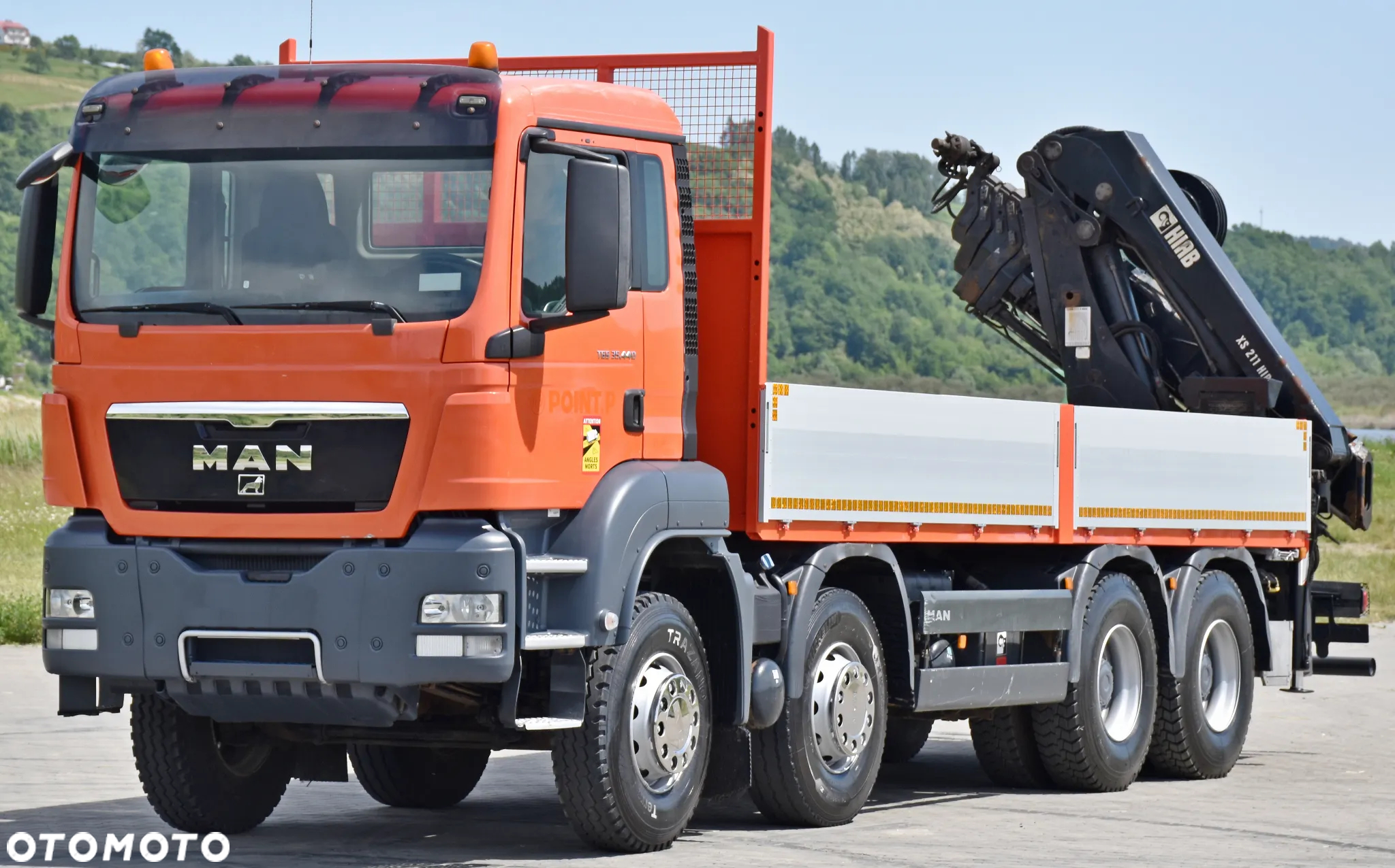 MAN TGS 35.440 * HIAB 211 E - 6 HIDUO + PILOT * 8x4 - 4
