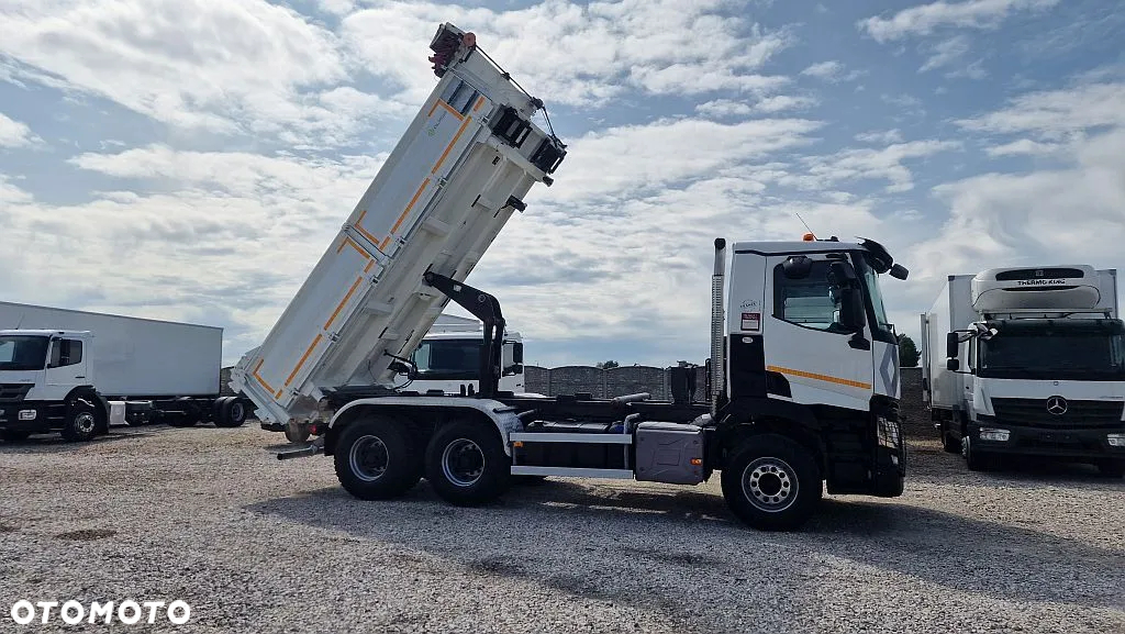 Renault c430 6x4 Wywrotka trzystronna Hydroburta, Jak Nowe - 8