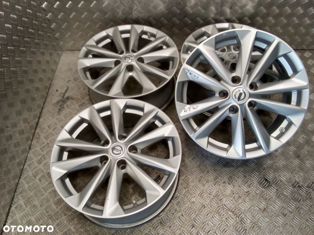 Felgi Nissan Qashqai Juke Altima Leaf Pulsar 7Jx17 et40 5x114,3 CZUJNIKI - 2