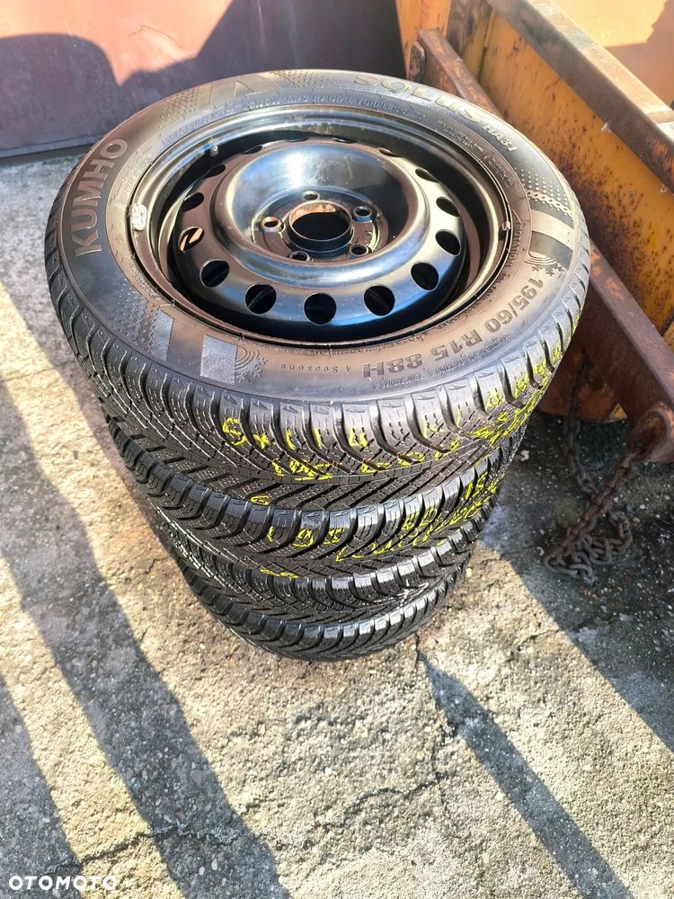 195/60R15 88H Opony Całoroczne Wielosezonowe KUMHO SOLUS HA31 4SEASONS 6mm Legnica ALU-RAD jak 185/65 - 8