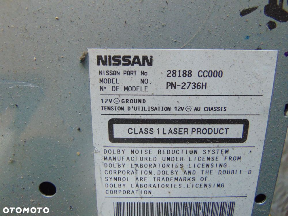 Radio Nissan murano z50 - 4