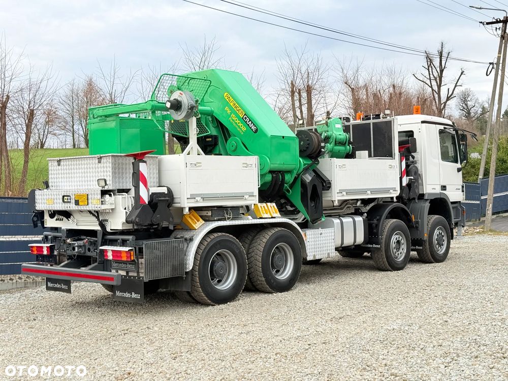 Mercedes-Benz * HDS Palfinger 150002 + FLY JIB PJ 170 * Mercedes Actros 8x6 * Dźwig * 40 TON * Wyciągarka * 35 Metrów * Kosz * - 39
