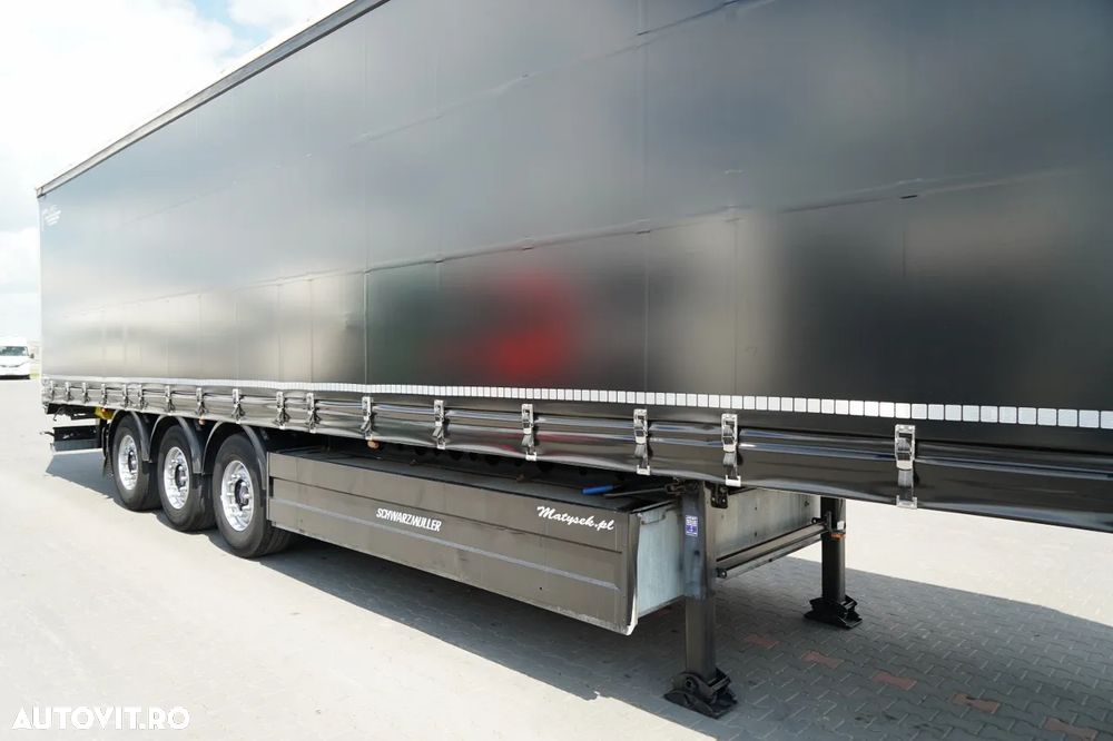 Schmitz Cargobull / CORTINĂ / STANDARD / COȘ PENTRU PALEȚI / AXE SAF / - 15