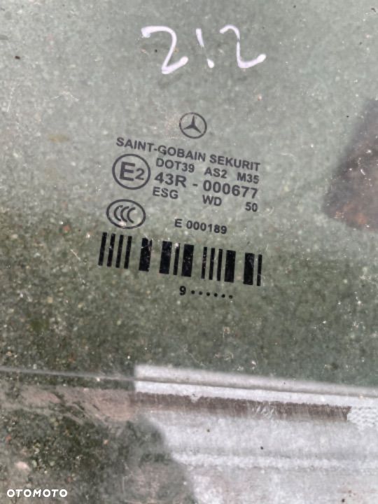 MERCEDES e 212 drzwi przednie zamek podnośnik uszczelka szyba - 10