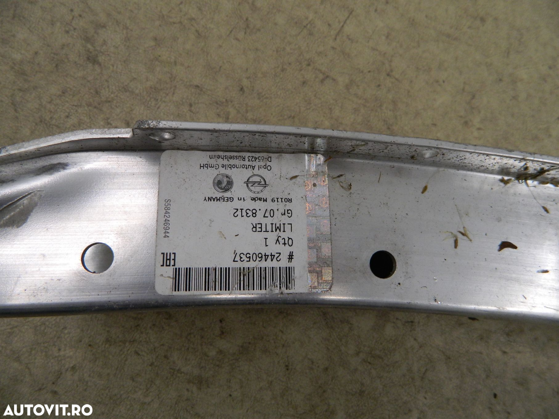 Armatura bara fata, Opel Astra H / Zafira B, 2004, 2005, 2006, 2007, 2008, 2009, 2010, 2011, 2012, 24460537. - 3