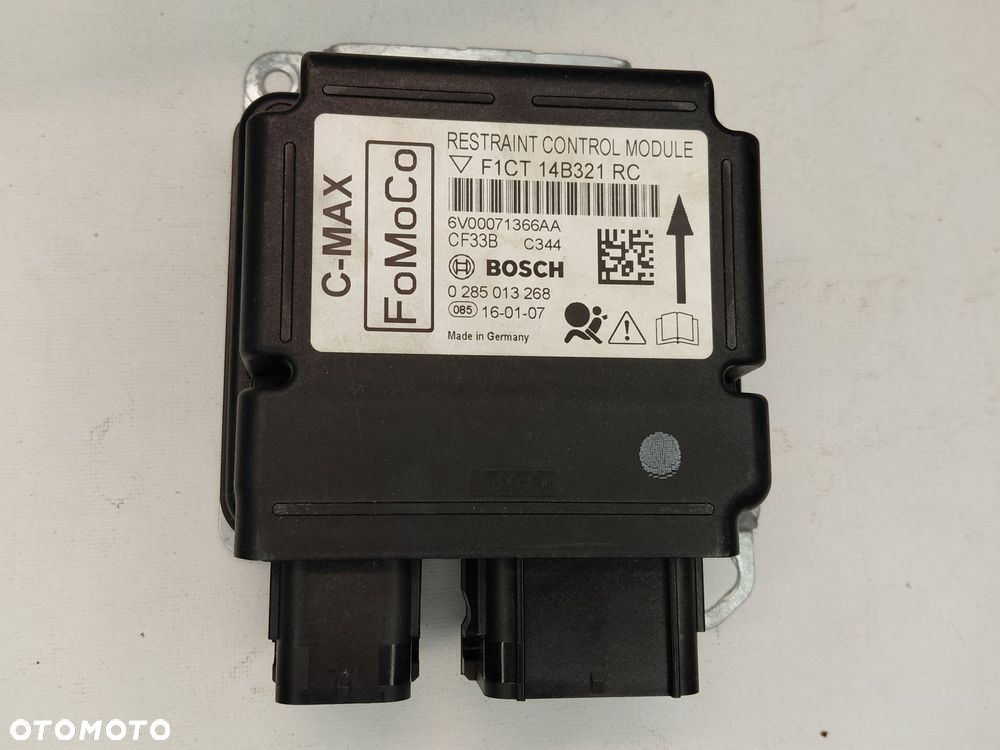 MODUŁ PODUSZEK POWIETRZNYCH SENSOR AIRBAG FORD C-MAX MK2 F1CT-14B321-RC - 1