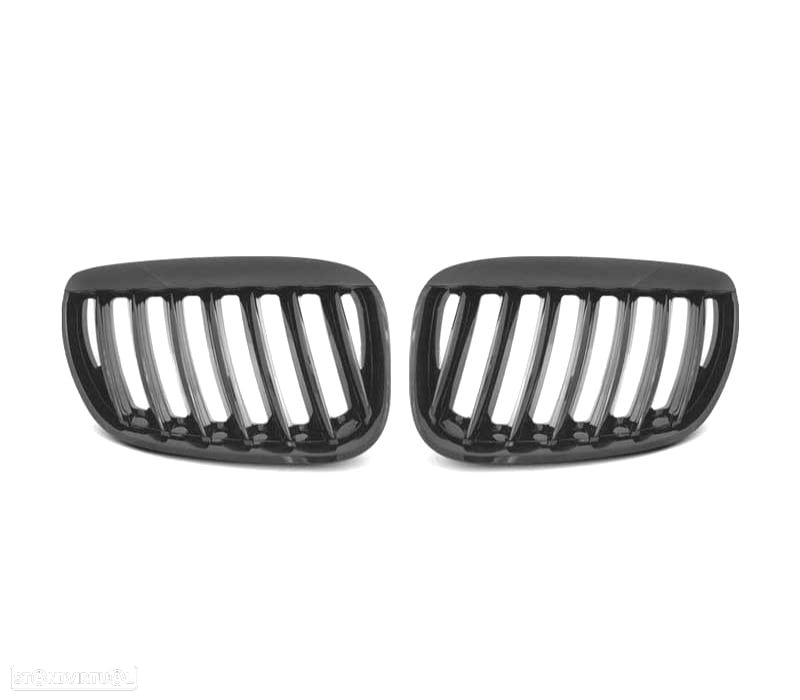 GRELHA BMW X5 E53 04-06 PRETO BRILHANTE - 4