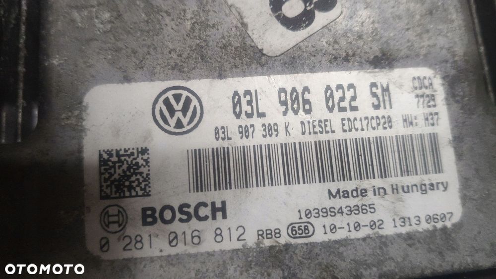 Zestaw Startowy Volkswagen Amarok 03L906022Sm - 3