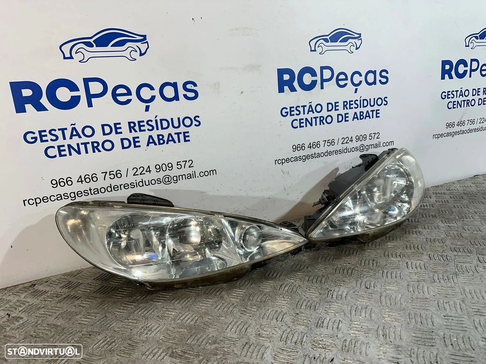.Otica Oticas Farol Direita Esquerda Peugeot 206 Original - 2