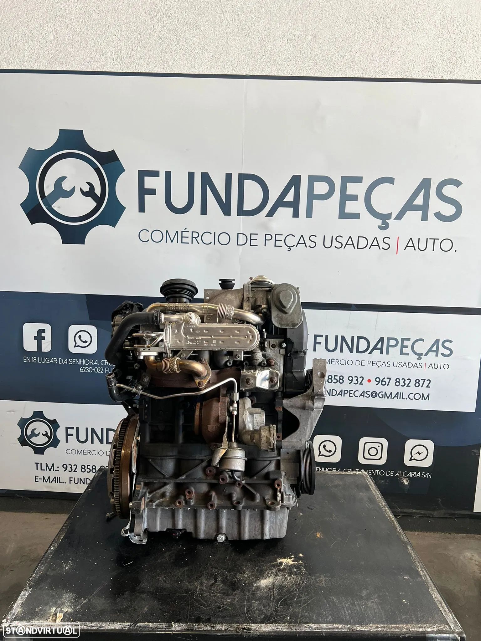 Motor Volkswagen Golf V 1.9 TDi 105Cv Ref: BKC - 1