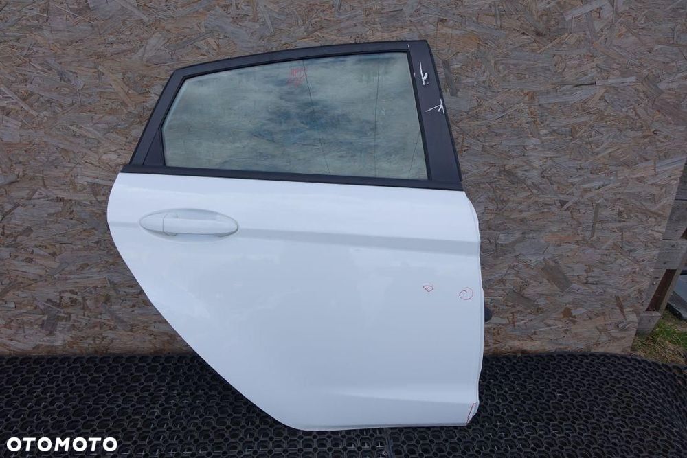 DRZWI TYLNE PRAWE KPL BIAŁE FORD FIESTA MK 7 VII 24323 - 3