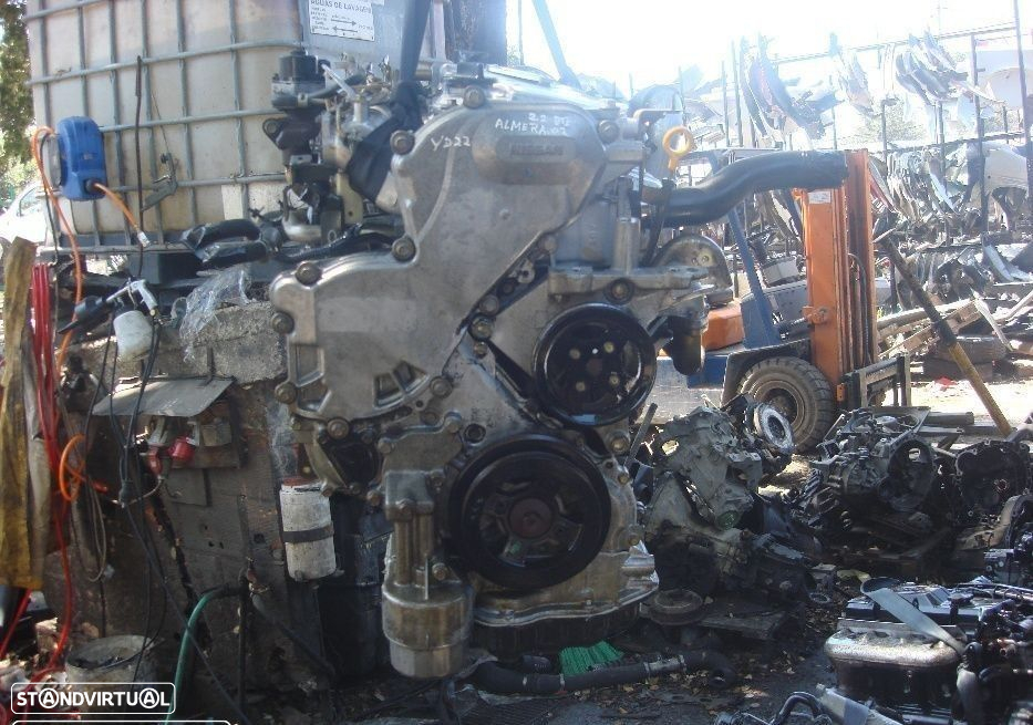 Motor Nissan Almera 2.2DTI do ano 2001 REF: YD22 - 4