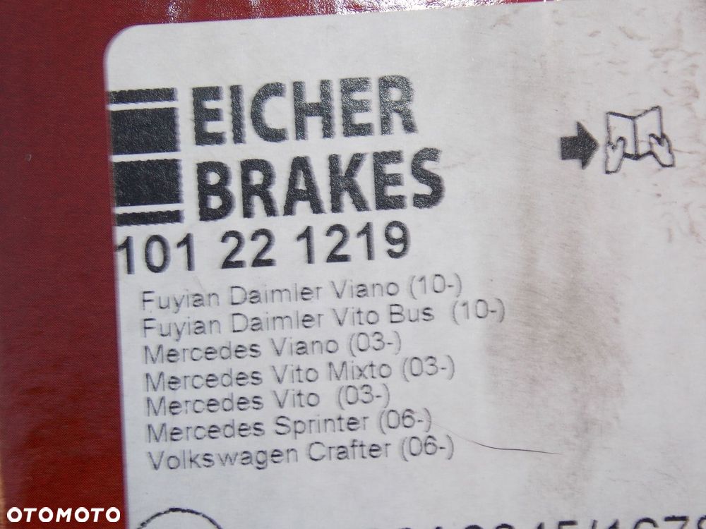 klocki hamulcowe mercedes sprinter iii przód 06- 101221219 - 6