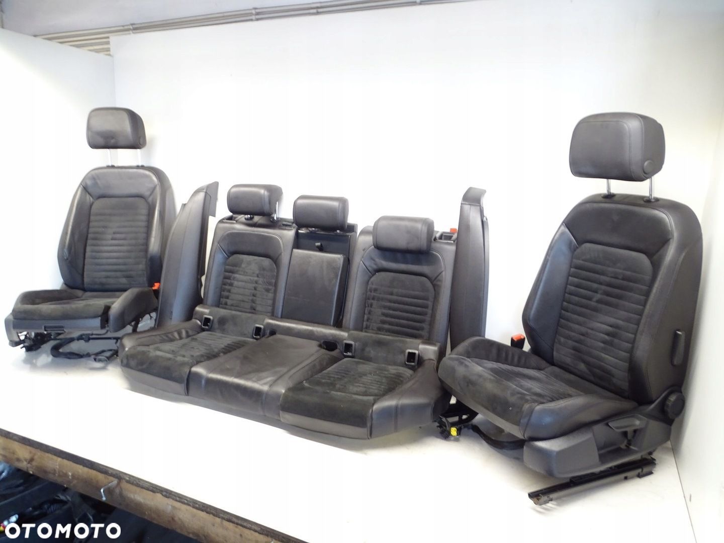 KPL FOTEL FOTELE KANAPA VW PASSAT B8 LIFT KOMBI SKÓRA ALCANTARA - 1