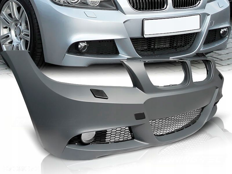 Zderzak przod kpl kratki Tuning M pakiet tech look Bmw 3 e90 e91 Lift LCI - 2