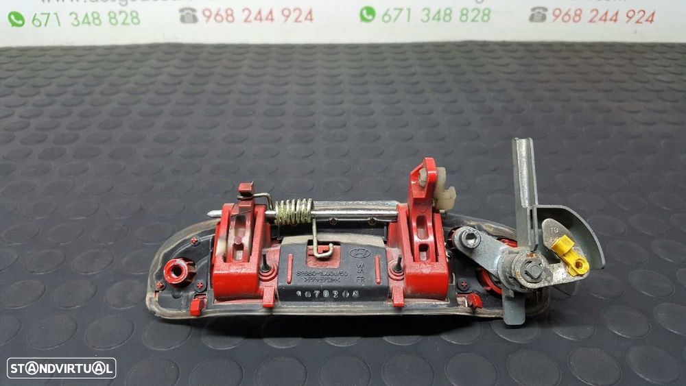 PUXADOR EXTERIOR FRENTE DIREITO HYUNDAI GETZ (TB) 1.5 CRDI - 7