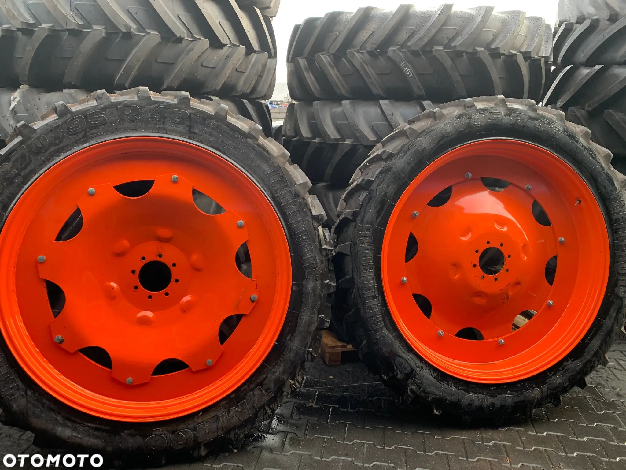 FV 23% Nowa Opona 270-95-48 TRELLEBORG TM100 Opona + Felga Kubota Koła Opryskiwacz - 1