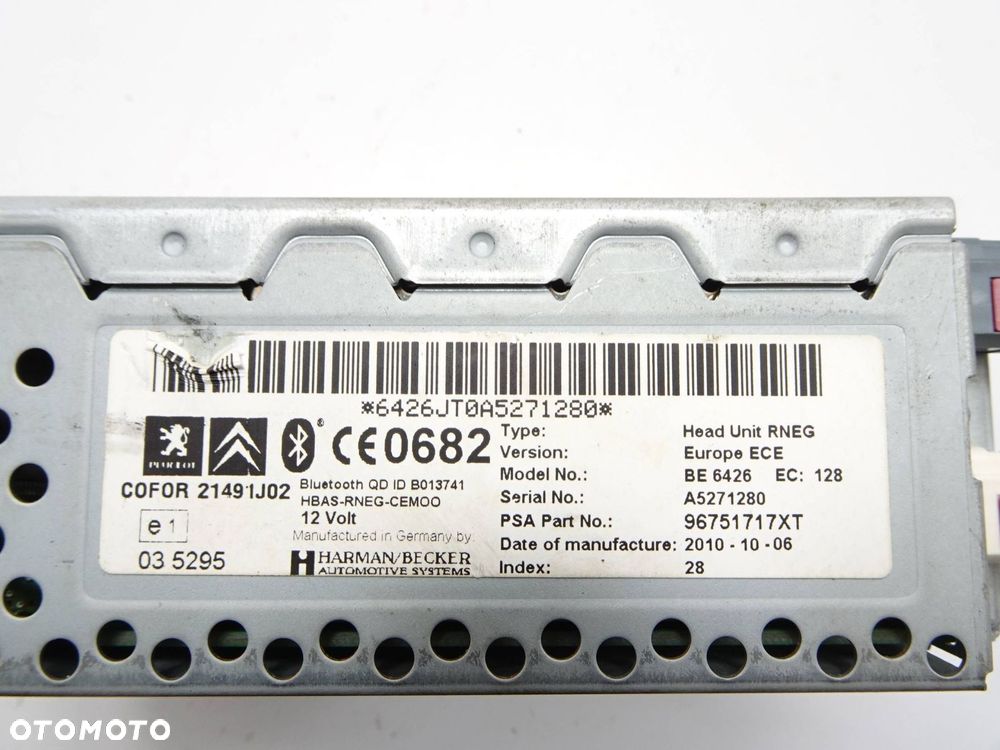 radio cd peugeot 5008 i - 7