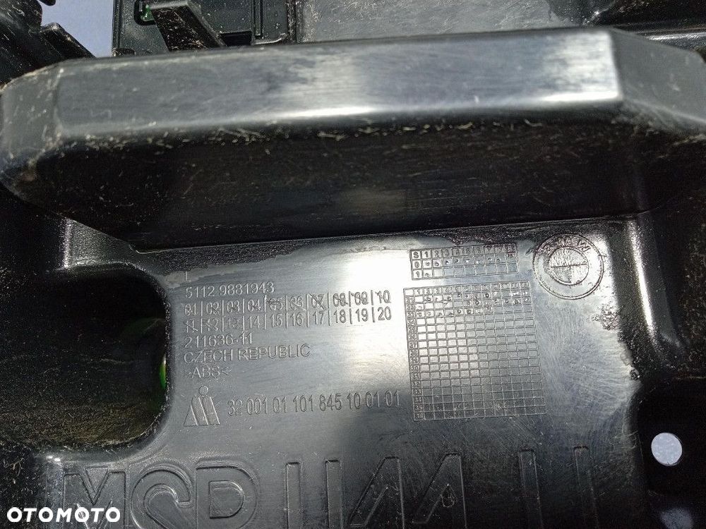 BMW IX1 X1 U11 MOCOWANIE ŚLIZG ZDERZAKA LEWY TYŁ 9881943 - 4
