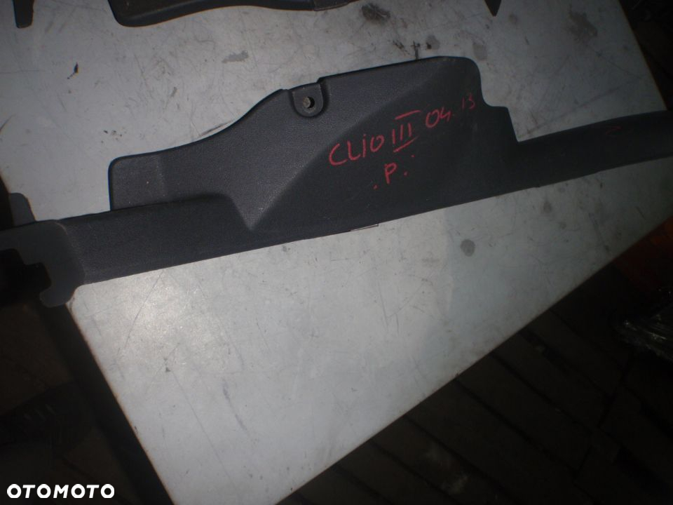 plastik listwa progowa renault clio III 5D tył - 2