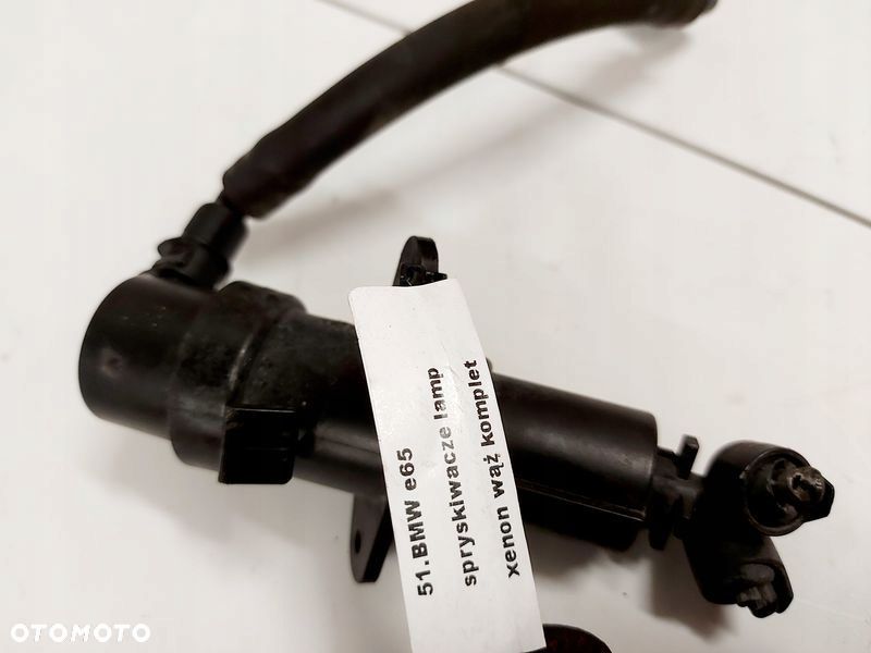 BMW E65 SPRYSKIWACZE LAMP XENON WAŻ KOMPLET - 5
