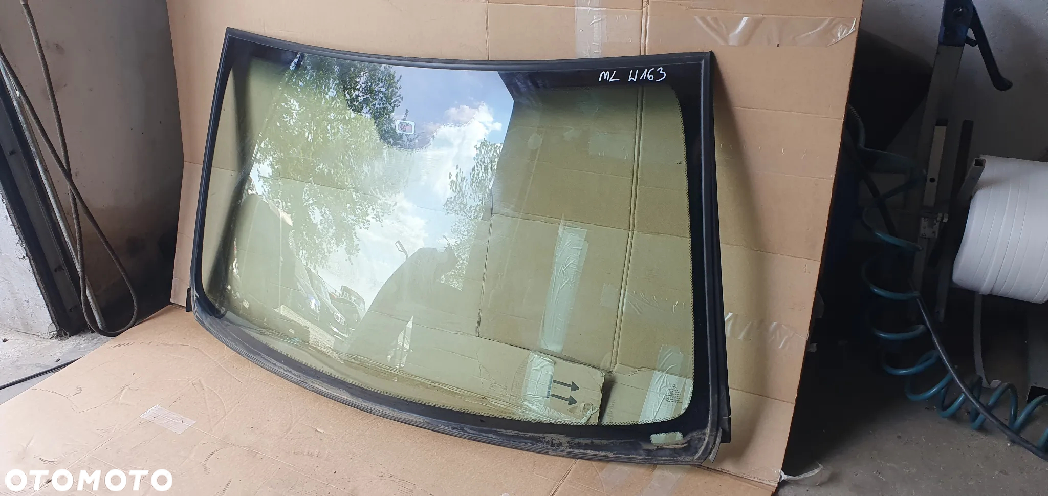Szyba czołowa przód przednia Mercedes ML W163 AS1 A1636700501 - 3