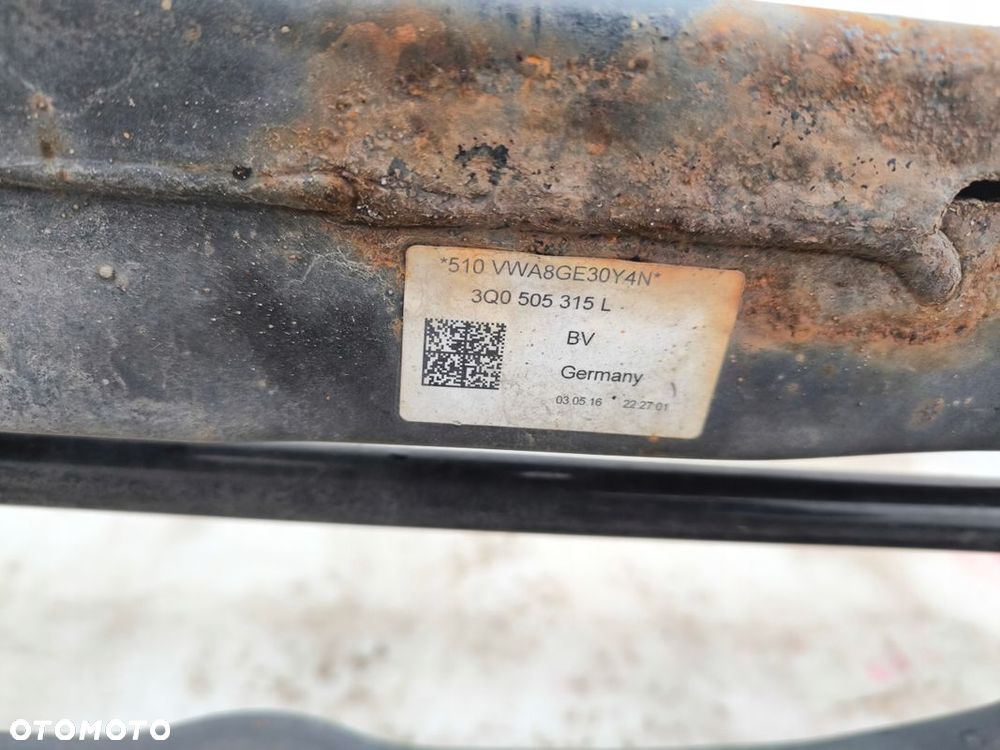 SANKI WÓZEK TYŁ BELKA KOMPLET AUDI A3 8V SEDAN VW SEAT 3Q0505315L - 15