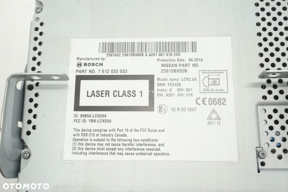 NISSAN JUKE F15 13R RADIO NAWIGACJA 25915BX80B - 3