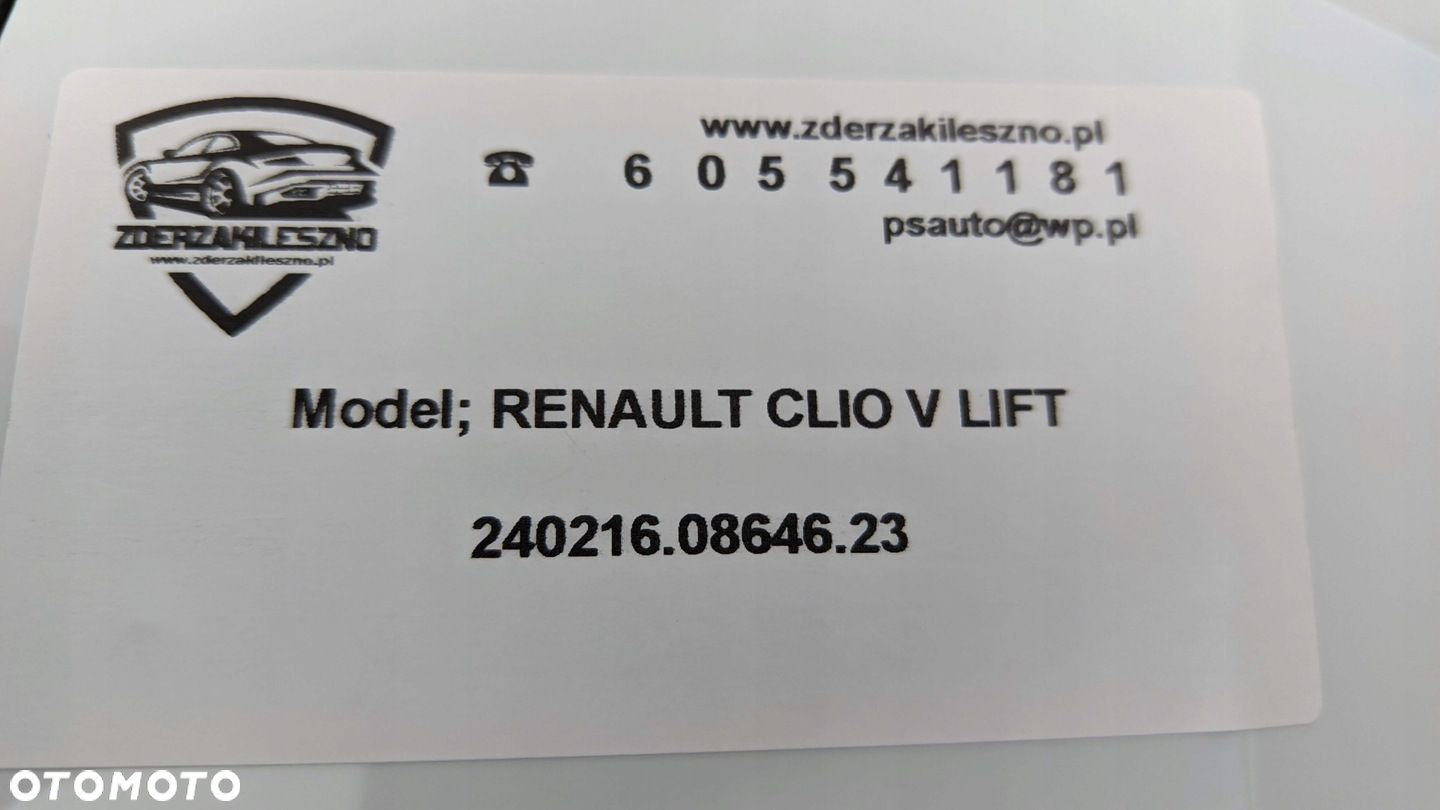 Zderzak przedni RENAULT CLIO V LIFT PDC 2023- - 13