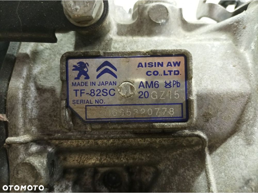 PEUGEOT 5008 II 2.0 HDI 180 KM SKRZYNIA BIEGÓW AUTOMAT 20GZ15 - 5