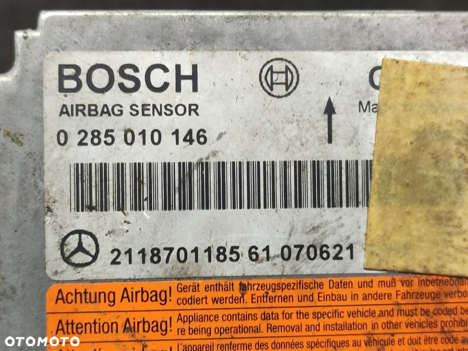 ZESTAW POSTRZAŁOWY MERCEDES W211 E200 2118701185 - 5